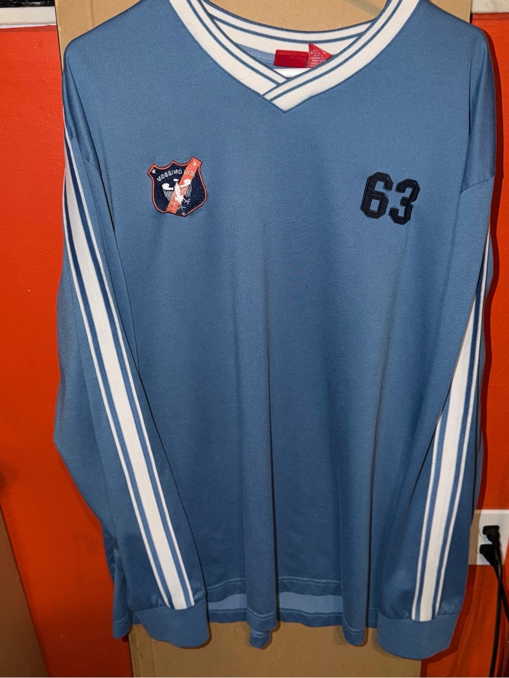 Vintage Mossimo Light Blue 63 Soccer Jersey